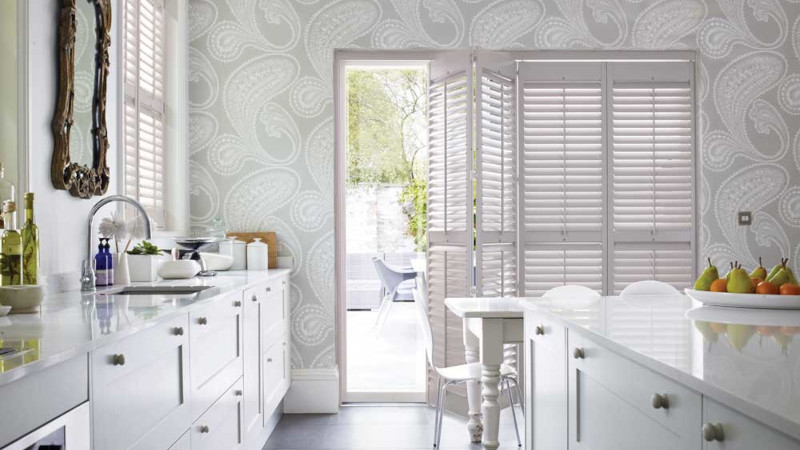 tracked-shutters kitchen