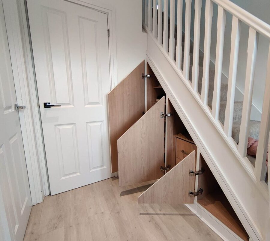 Bespoke understairs storage tailored for you