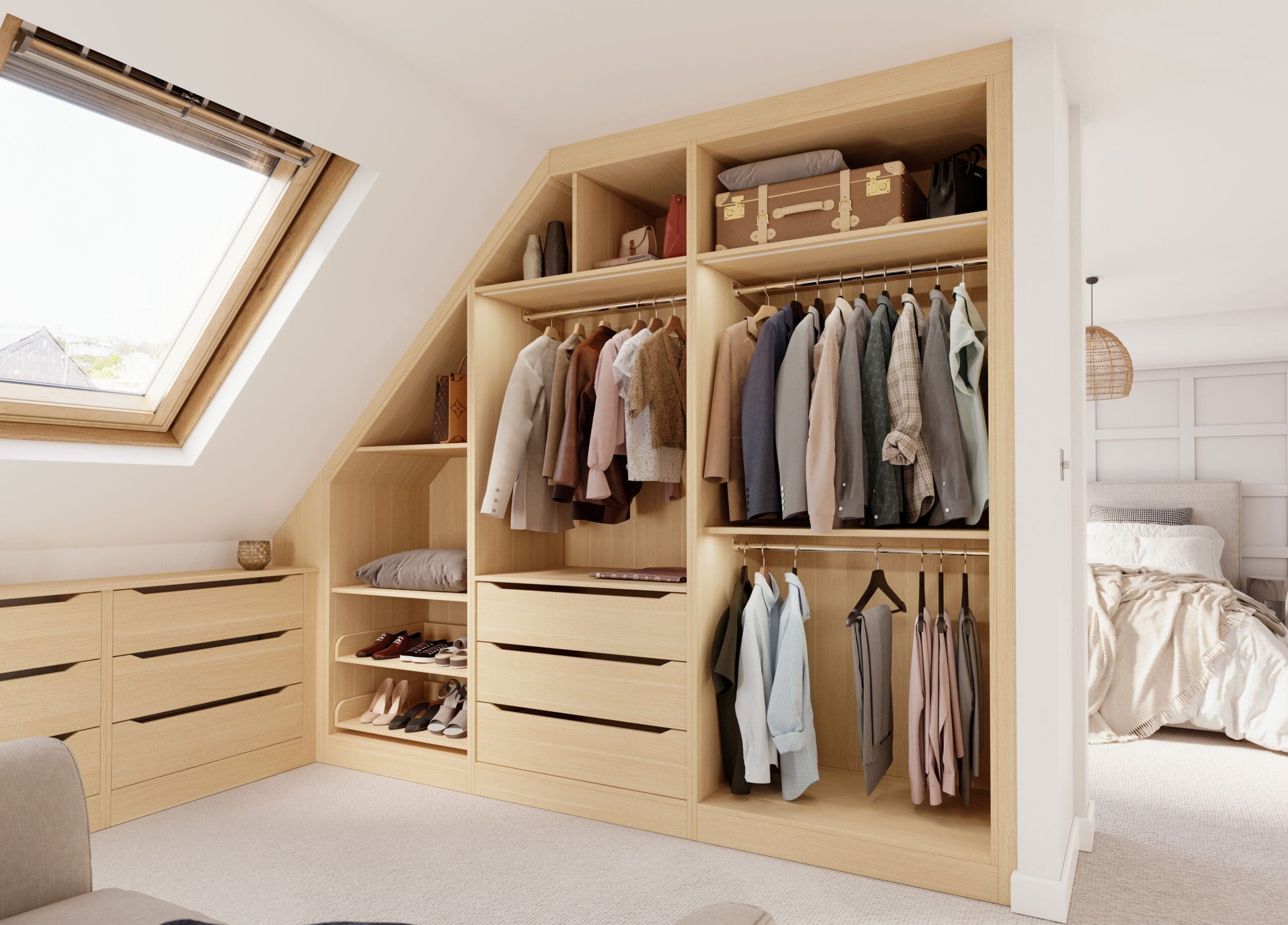 walk in wardrobe