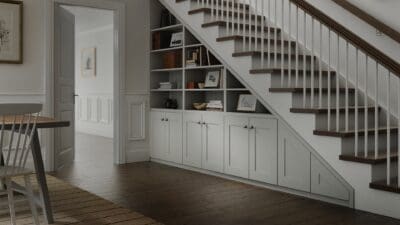 understairs storage in the hall